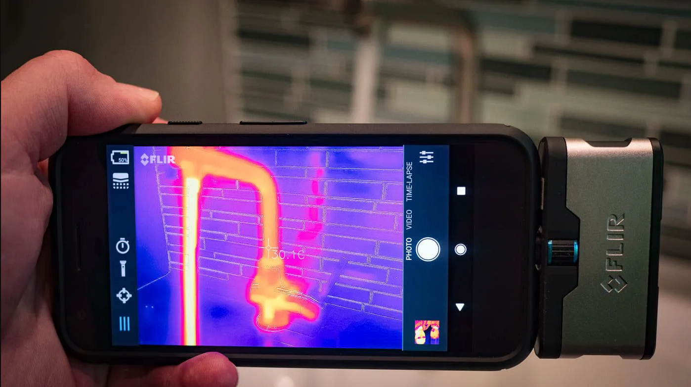 No que dá pra usar uma câmera termográfica?